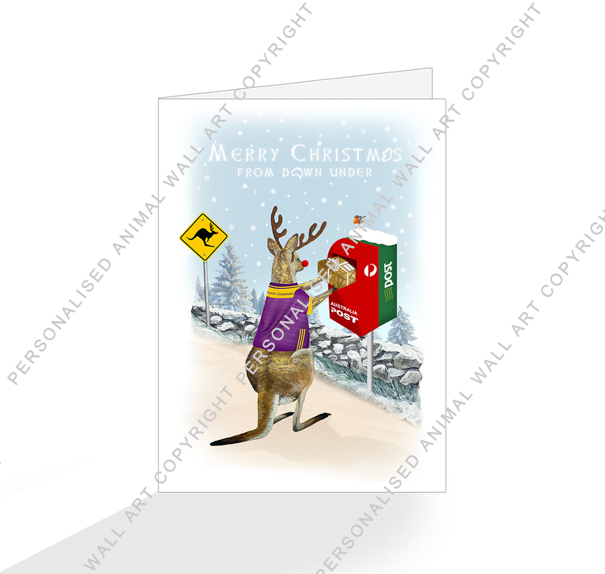 Kangaroo Post Christmas Card (NEW)