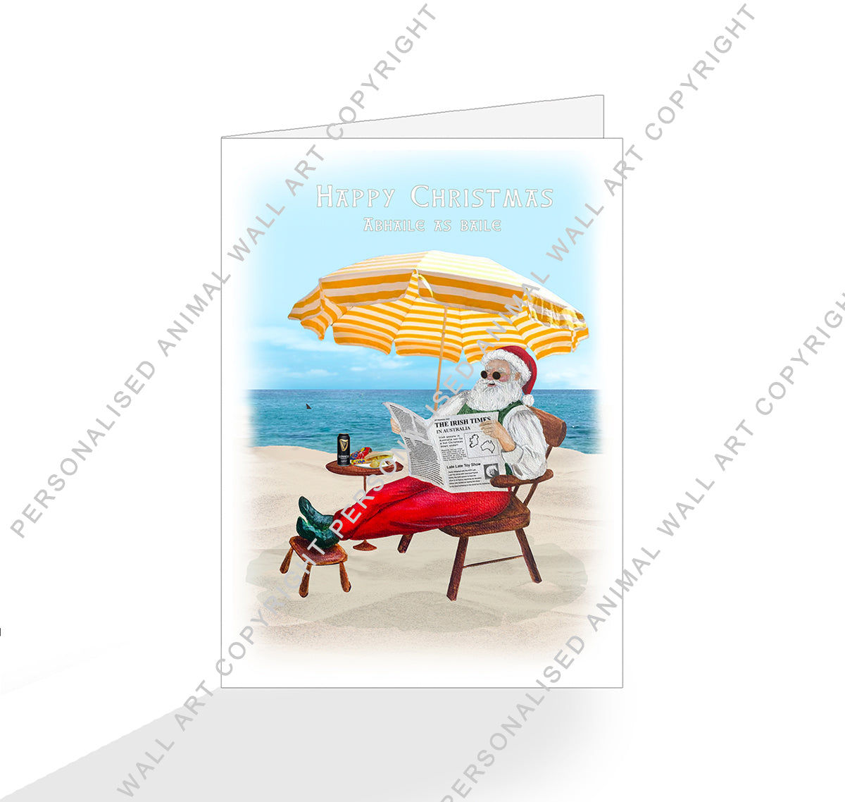 Santa Christmas Card