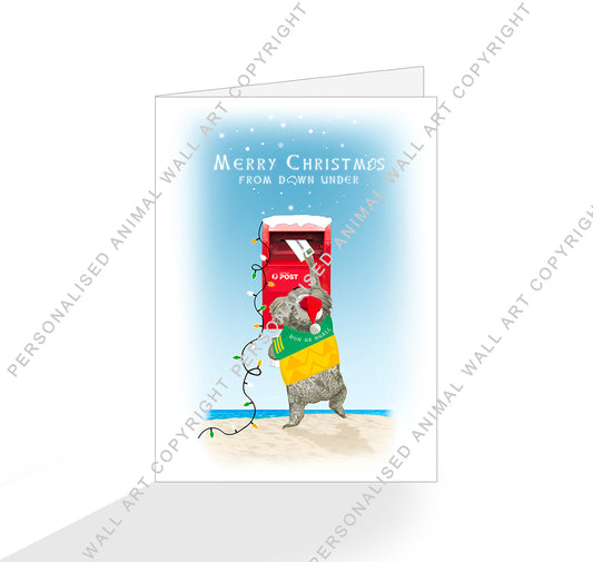 Koala Post Christmas Card